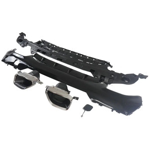 Divisor de difusor de parachoques trasero ABS estilo <span class=keywords><strong>M440</strong></span> con puntas de escape para <span class=keywords><strong>BMW</strong></span> G22 G23 420 430 440 con paquete M 2020up - Product Image 4