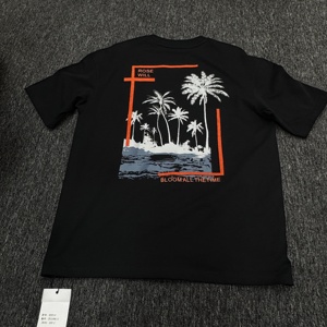 T-shirt décontracté à manches courtes pour homme RoughPlay Madness, 100 % coton tricoté, 300 grammes, coupe classique, impression numérique vierge - Product Image 3