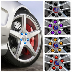<span class=keywords><strong>Cache</strong></span>-écrous <span class=keywords><strong>de</strong></span> <span class=keywords><strong>roue</strong></span> chromé argenté 21 mm pour Ford F-150, Lincoln Navigator, Tesla - Product Image 3