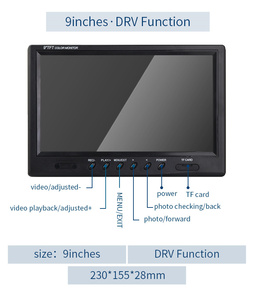 Cámara de inspección de tuberías con pantalla HD de 50m y 9 ", resistente al agua IP68 con 12 LED ajustables, DVR, 16GB, tarjeta SD, cámara de alcantarillado - Product Image 3