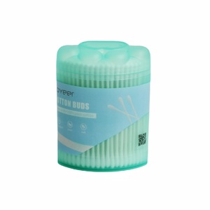 Coton-tiges <span class=keywords><strong>pour</strong></span> bébé Cat-Paw Box Fine - Stem, <span class=keywords><strong>pour</strong></span> le nettoyage des <span class=keywords><strong>oreilles</strong></span> et du nez des nouveau-nés, emballage en boîte - Product Image 2