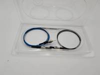 MM multi-mode 200um 220/220um 1x2 50/50 SMA905 perangkai inti besar FBT pemisah serat optik menyatu