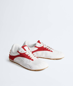 Zapatillas Retro Deportivas para Hombre BV Bottega, de Cuero Genuino con Parches, Antideslizantes, Casuales, Ligeras, de Caña Baja, para Uso Diario - Product Image 2