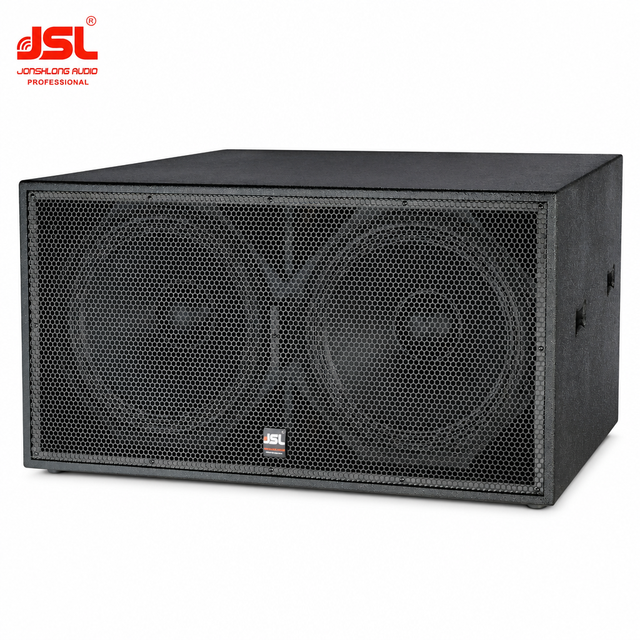 JSL Dual 18 Inch Passive Subwoofer 1200W 4800W Peak 128dB SPL Professional PA Bass Speaker for Nightclub Dance Hall DJ Party