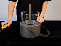 Cheminée d'intérieur moderne autoportante de haute qualité TT-94s, petite, à gel, pour table, à brûleur à alcool