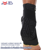 Attelles de cheville de sport en nylon respirant personnalisables, directement de l'usine, pour un soutien quotidien de la cheville et la récupération après les blessures de l'articulation de la cheville