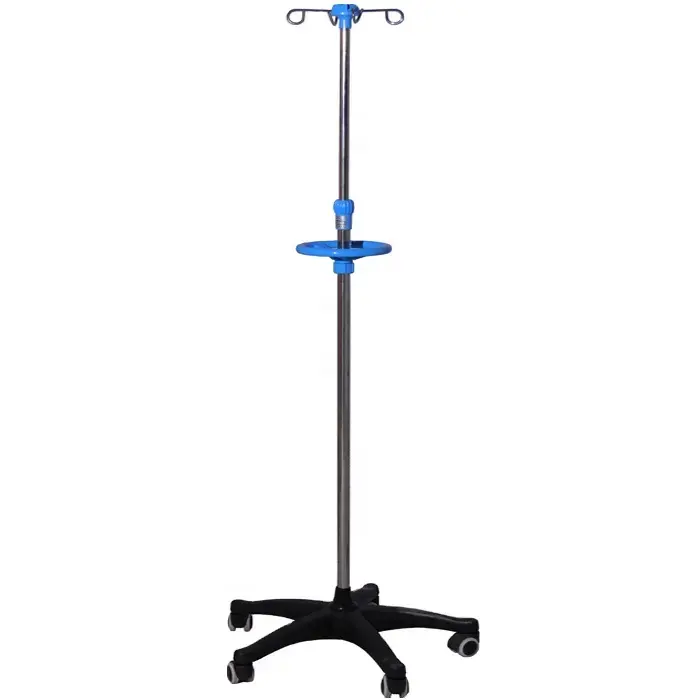 High Quality Hospital Iv Drip Stand For Infusion Pump Stand Stainless Steel Infusion Stand