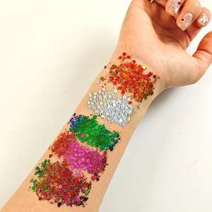 Hot Selling Chameleon Color 12-Color Waterproof Sequins Set Easy-to-Clean Gel for Children's Face and Body Painting Supplies - Product Image 2