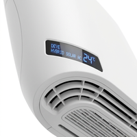 Climatiseur solaire hybride ACDC410A/R32 12000 BTU 1,5 CV mural split double mode AC/DC à entraînement direct PV écologique R32 complet