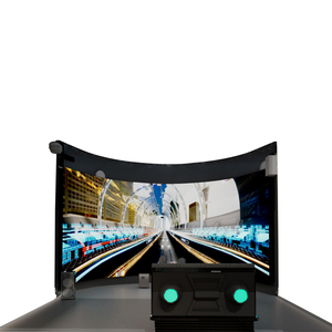 3D immers Arc màn hình quỹ đạo rạp chiếu phim đường sắt xe cưỡi trò chơi năng động 3D 4D 7D 9D phim giả lập xe hành trình phiêu lưu - Product Image 3