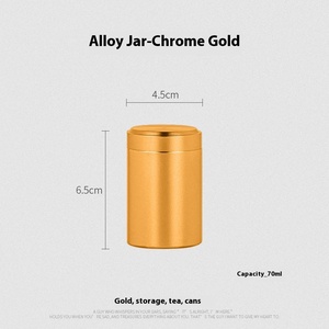 Xách Tay Titan Hợp Kim Nhôm Trà Canister Một Gói Nhỏ Sắt Kín Hộp Rỗng Cho Trà Lưu Trữ Thực Phẩm Lưu Trữ & <span class=keywords><strong>Container</strong></span> - Product Image 6