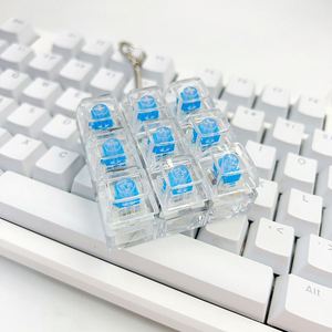 Wholesale <b>Custom</b> Logo LED <b>Keyboard</b> Keychain Bulk Stylish Promotional Fidget Toy Perfect for Brand Giveaways & Corporate Events - Product Image 4