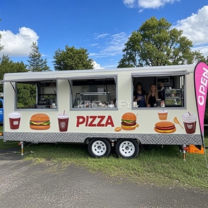 Outdoor Kitchen Fast Trailer with Cooking Equipment Baked Potatoes <b>Truck</b> Mobile Food Cart Fiberglass Candy <b>for</b> <b>Sale</b> - Product Image 1