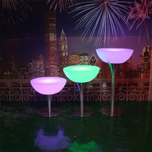 Mesa de Bistró Moderna para Exteriores, de Plástico PE, con Control Remoto, Cambio de Color LED, Impermeable IP65, para Uso Comercial en Bares, Hogares, Parques - Product Image 6
