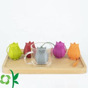 ที่กรองชาแบบหลวม<span class=keywords><strong>ม</strong></span>ีซิลิโคนพับเก็บได้ดีไซน์<span class=keywords><strong>นก</strong></span>น่ารักจากร้าน Oksilicone - Product Image 1