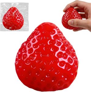 Giocattolo Antistress di Alta Qualità a Forma di Fragola, in Silicone Morbido, Divertente Giocattolo Educativo TPR Taba Squishy - Product Image 1