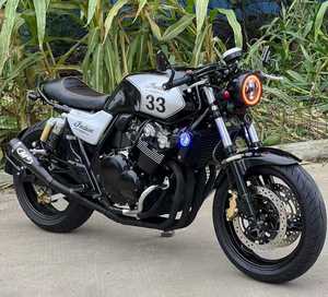 <span class=keywords><strong>Yamaha</strong></span> Retro Cafe Racer Motocicleta <span class=keywords><strong>400cc</strong></span> <span class=keywords><strong>Motor</strong></span> sin escobillas de 4 cilindros - Product Image 1