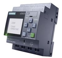 Módulo Lógico Siemens 6ED1052-1MD08-0BA2 LOGO, Controlador PLC, 8DI, 4 Salidas de Relé, 12VDC/24VDC, Carga de 10A, Instalación en Riel DIN de 35 mm