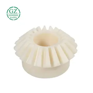 Pom Nylon Uhmwpe Zahnrad Hochwertiger kunden spezifischer Kunststoff mit Kunststoff würmern Zahnräder Verpackungs maschinen zur Verfügung gestellt Schnecken welle