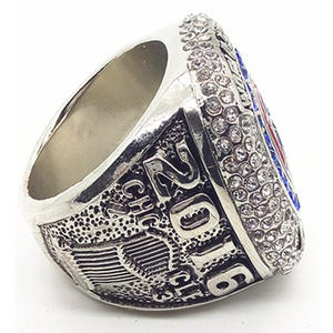 Chicago Cubs Championship <b>Ring</b> Rose Gold Plated Zinc Alloy <b>Crystal</b> Rhinestone Set Men's <b>Ring</b> Souvenir Collection Birthday Gift - Product Image 2