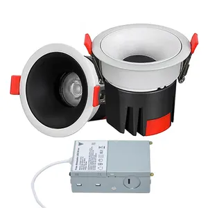 USA Canada IP65 không thấm nước có thể điều chỉnh Downlight thay đổi độ sáng LED Đèn 110V 120V Hộp nối Downlight