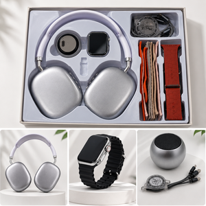 Coffret cadeau D‑P9 Series10, montre connectée, écouteurs sans fil, chargeur sans fil et 7 bracelets de montre, montre connectée de fitness, cadeau pour hommes et femmes - Product Image 3