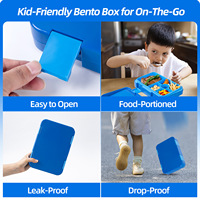 Boîte à lunch en PP sans BPA, étanche, compatible micro-ondes, boîte à lunch bento, logo personnalisé OEM