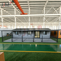 JJM Fast Build Maison Préfabriquée Mobile 20Ft 40Ft, 2-5 Chambres, Maison Conteneur Pliable et Extensible, Villa Préfabriquée, Hôtel
