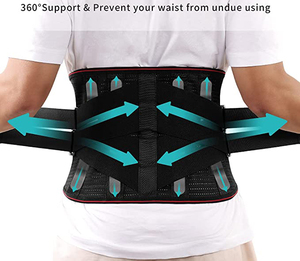 <span class=keywords><strong>Ceinture</strong></span> de soutien <span class=keywords><strong>lombaire</strong></span> de taille d'orthèse <span class=keywords><strong>lombaire</strong></span> respirante durable pour le soulagement de la douleur de taille - Product Image 2
