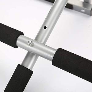 Barra de dominadas para puerta, para gimnasio en casa, con tres posiciones de agarre, para ejercicios de dominadas y flexiones - Product Image 4