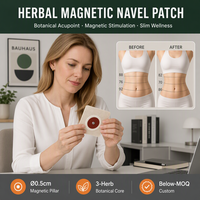 Patch Navel Magnétique Adhésif Minceur Détoxifiant à l'Extrait Herbal – Vente en Gros pour Femmes et Hommes – Qualité Supérieure Naturelle, Doux et Confortable
