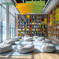 Nuages acoustiques écologiques en PET, 100 % fibres de polyester, feutres insonorisants, déflecteurs acoustiques pour projets, taille personnalisée