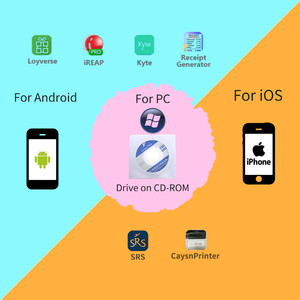 Mini <span class=keywords><strong>Impresora</strong></span> Térmica de Recibos BT, Interfaz USB Portátil, 203DPI, con Aplicación POS Loyverse Gratuita para Teléfono Android - Product Image 4