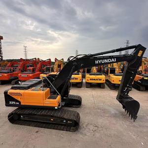 Excavadora de cadenas Hyundai Robex 225-9S usada para construcción y movimiento de tierras - Product Image 4
