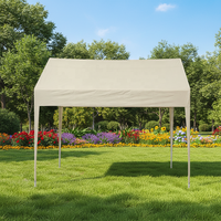 Tente de réanimation robuste 3x3m avec structure en acier Q195, auvent pliable et tissu Oxford PVC 420D imperméable