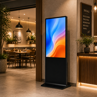Meilleures ventes : Totem intelligent à écran tactile LCD de 65, 75 et 85 pouces, affichage publicitaire sur pied, signalisation numérique avec Android 11 CMS