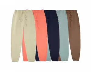 Sıcak satmak spor koşu spor yığılmış ter pantolon hafif boş erkekler Unisex Sweatpants özel Joggers Sweatpants spor pantolon