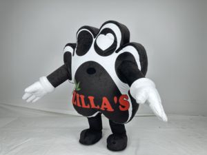 Fábrica personalizada su logotipo de diseño traje de mascota inflable publicidad al aire libre baile en movimiento animal pie pata mascota - Product Image 4