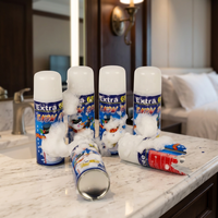 Spray de mousse coloré pour l'extérieur, conception OEM, pour carnaval, Saint-Valentin, Noël, Halloween, Nouvel An