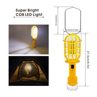 Nouvelle lampe de travail portable à double LED COB, magnétique, 3W, pour inspection automobile et situations d'urgence