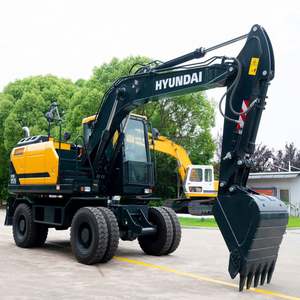 Excavadora de Ruedas Hyundai HW155 de 15 Toneladas, Motor Cummins, Sistema Hidráulico Bosch Rexroth, Componentes de Motor y Engranajes, Potencia de 125KW para el Mercado Comercial - Product Image 6