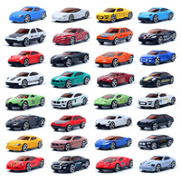 Mini voiture jouet coulissante en métal emballée pour adolescents, ensemble cadeau pour garçons, idéale pour l'affichage sportif