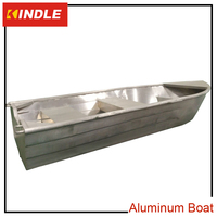 Meilleur bateau à rames en aluminium avec fond plat et pagaies