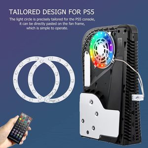 8 colores DIY accesorios de decoración consola LED RGB icono neón tira de luz Flexible para <span class=keywords><strong>Playstation</strong></span> 5 PS5 - Product Image 6