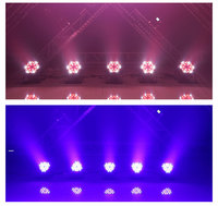 Promotion : Projecteur LED PAR RGBW 3-en-1 DMX512 180W (54*3W) pour Scène, DJ, Discothèque, Bar, Fête et Décoration de Mariage