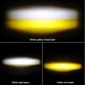 ไฟสปอร์ตไลท์มอเตอร์ไซค์ LED สองสี 6/8/10 เลนส์ ไฟตัดหมอกกันน้ำ รุ่น MO-225 รับประกัน 2 ปี สำหรับรถยนต์และรถบรรทุก - Product Image 6
