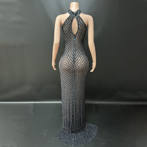 Novance Y4348 Eleganti Abiti <span class=keywords><strong>da</strong></span> Donna <span class=keywords><strong>con</strong></span> <span class=keywords><strong>Spacco</strong></span> Alto, <span class=keywords><strong>Vestiti</strong></span> <span class=keywords><strong>da</strong></span> <span class=keywords><strong>Sera</strong></span> <span class=keywords><strong>con</strong></span> Scollo a V, Abito Lungo <span class=keywords><strong>da</strong></span> Cerimonia <span class=keywords><strong>con</strong></span> Diamanti per Donne - Product Image 6