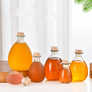 Đẹp trong suốt/sương giá 100ml 250ml 380ml 500ml 750ml Flint Rượu Thủy Tinh Rượu Vodka Tequila trái cây rượu vang chai nút chai rỗng chai - Product Image 4