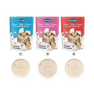 סיטונאי דל שומן רטוב מזון חתולים 85 גר 'עוף וחלב עז טעם פרטי תווית בשר המבוסס על בשר מהספקים אמינים - Product Image 2