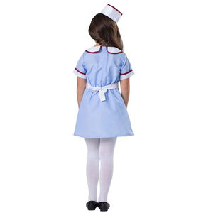 Vente en gros d'uniformes Offre Spéciale Robe à manches courtes Costume de serveuse pour <span class=keywords><strong>restaurant</strong></span>, jeu de rôle pour enfants - Product Image 3